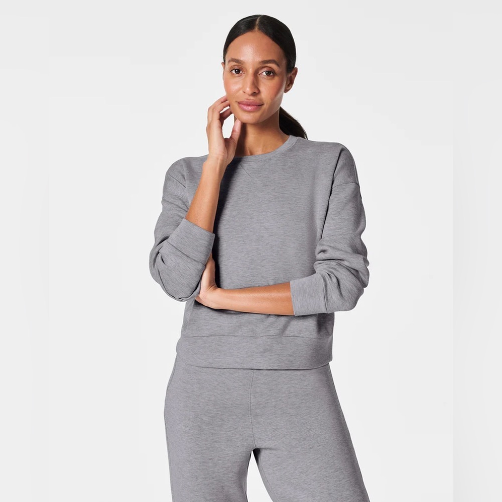 SPANX Air Essential Gray Pullover M - Picture 2 of 4